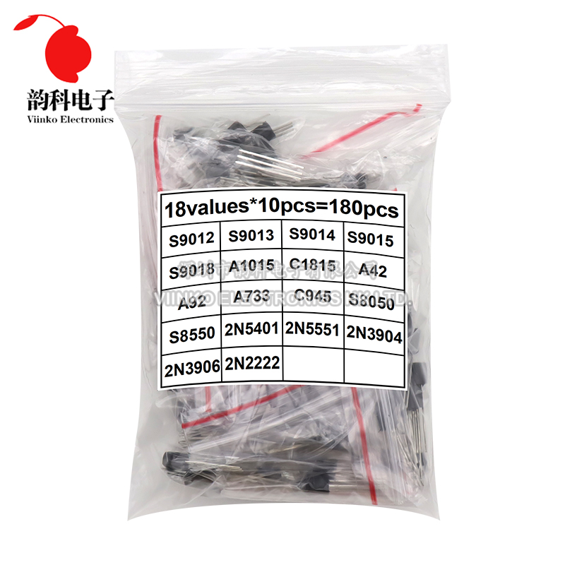 Mosfet Transistor Set - Kit assressentide ul TO-92, 18 types