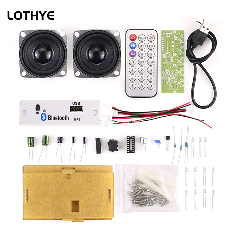 Diy Audio Electronics Kit - Mini Amplificateur Audio Bluetooth 3W*2 Kit