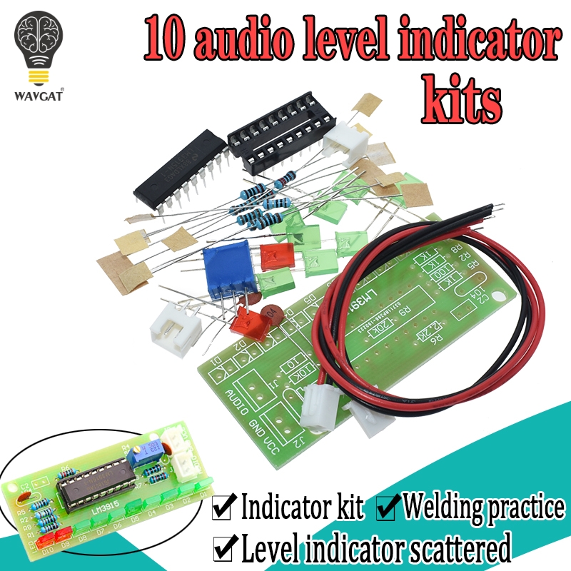 Diy Audio Electronics Kit - Analyseur audio et indicateur de niveau,