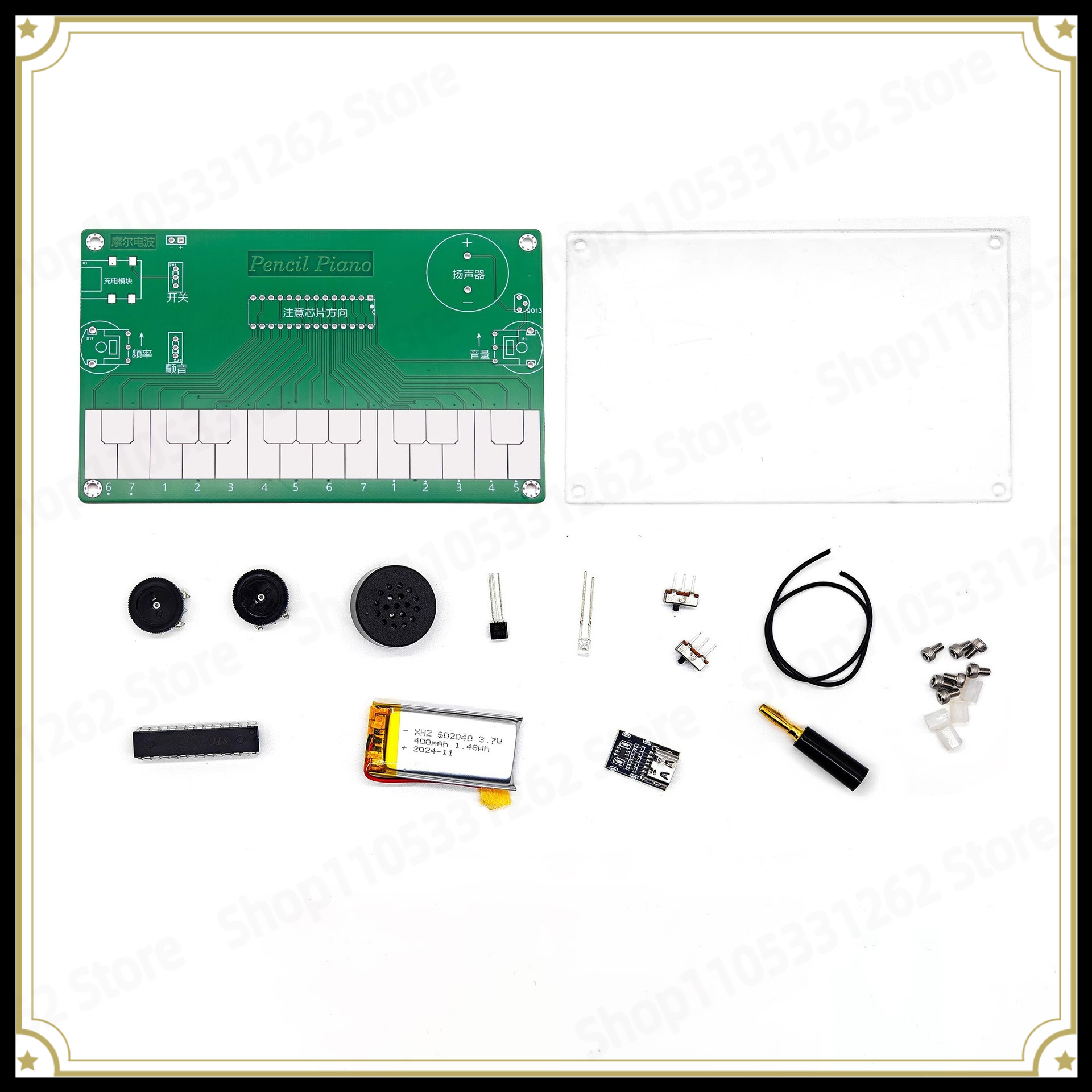 Diy Electronics Course - Kit de pratique de soudure pour