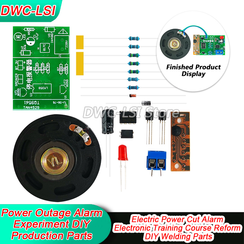 Diy Electronics Course - Kit expérimental d'alarme de panne de