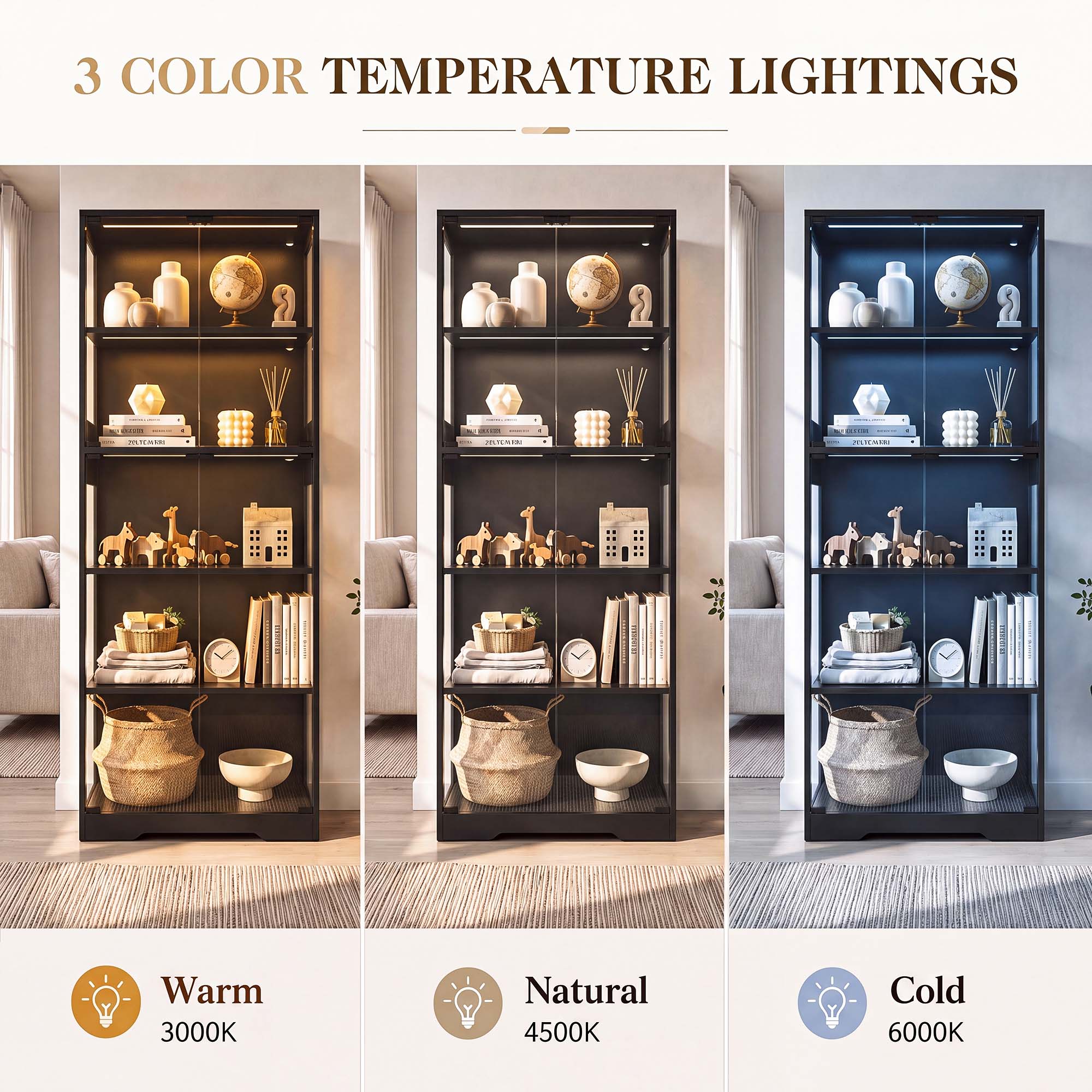 TCGBKAF Vitrine à 5 niveaux av - Ldr Light Sensor avis et prix