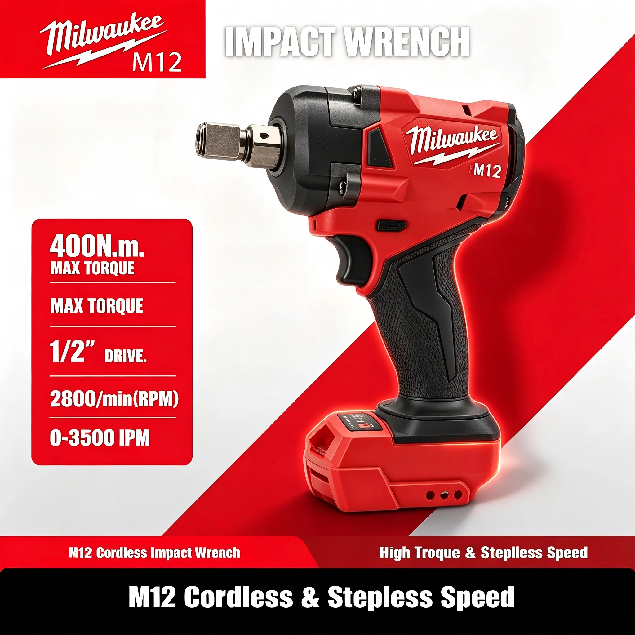 Clé à chocs électrique sans ba - Milwaukee Drill M18 Fuel avis et prix
