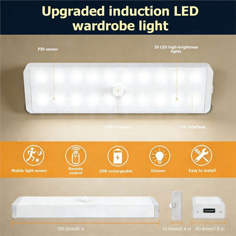 Lampe de placard ABDJ-LED avec - Ldr Light Sensor avis et prix