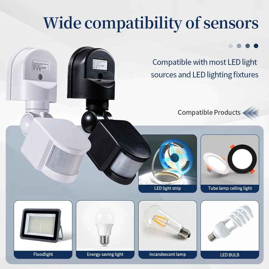 Capteur de mouvement PIR 220V  - Ldr Light Sensor avis et prix