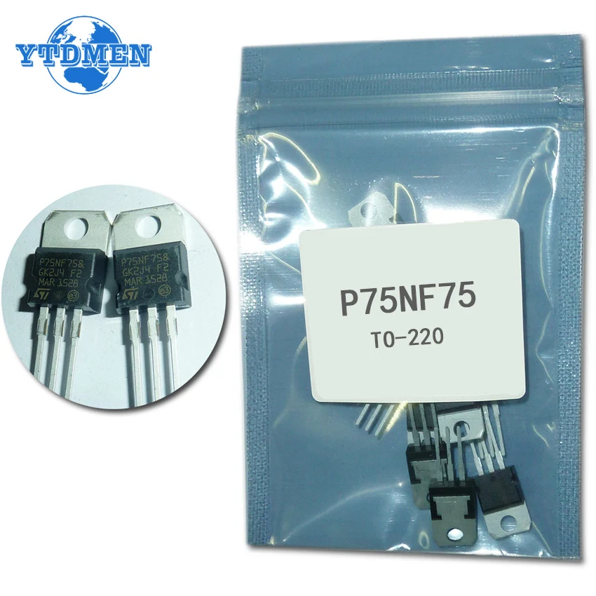 5/10 pièces STP75NF75 Transist - Mosfet Transistor Set avis et prix